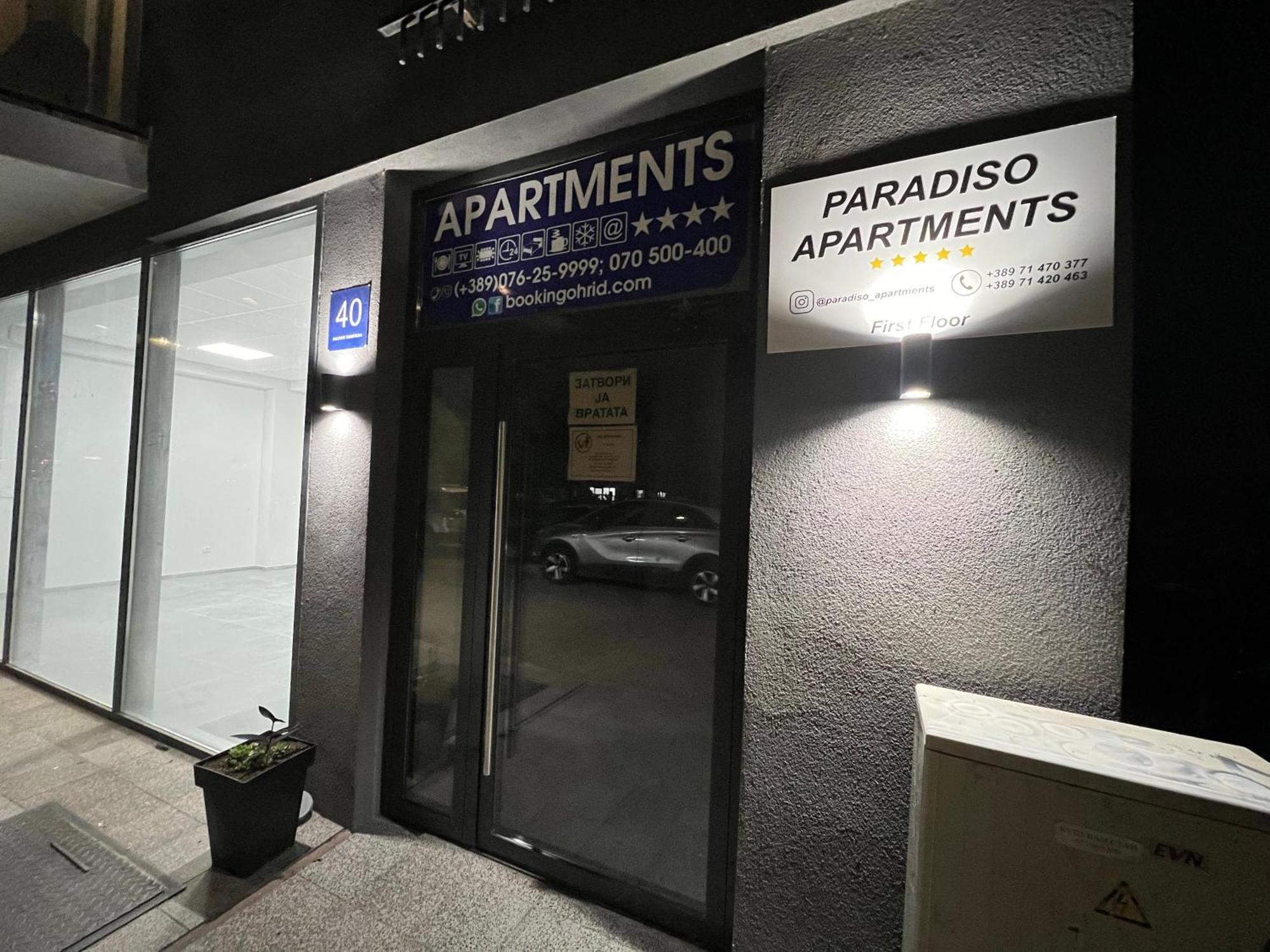 אוהריד Paradiso Apartments City Center מראה חיצוני תמונה